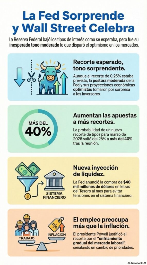 La FED sorprende y Wall Street celebra en tamaño grande
